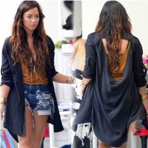 Brian Lichtenberg Black Washed Silk Safari Shirt